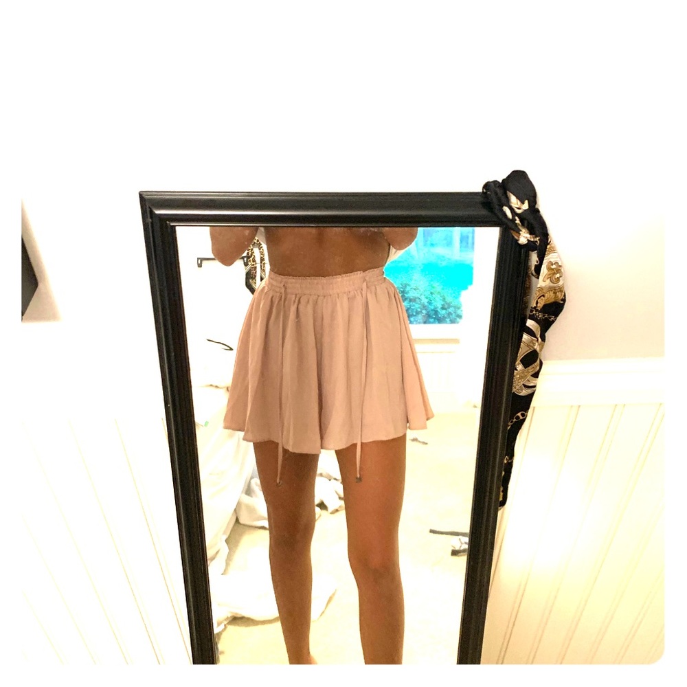 Pink flowy shorts!